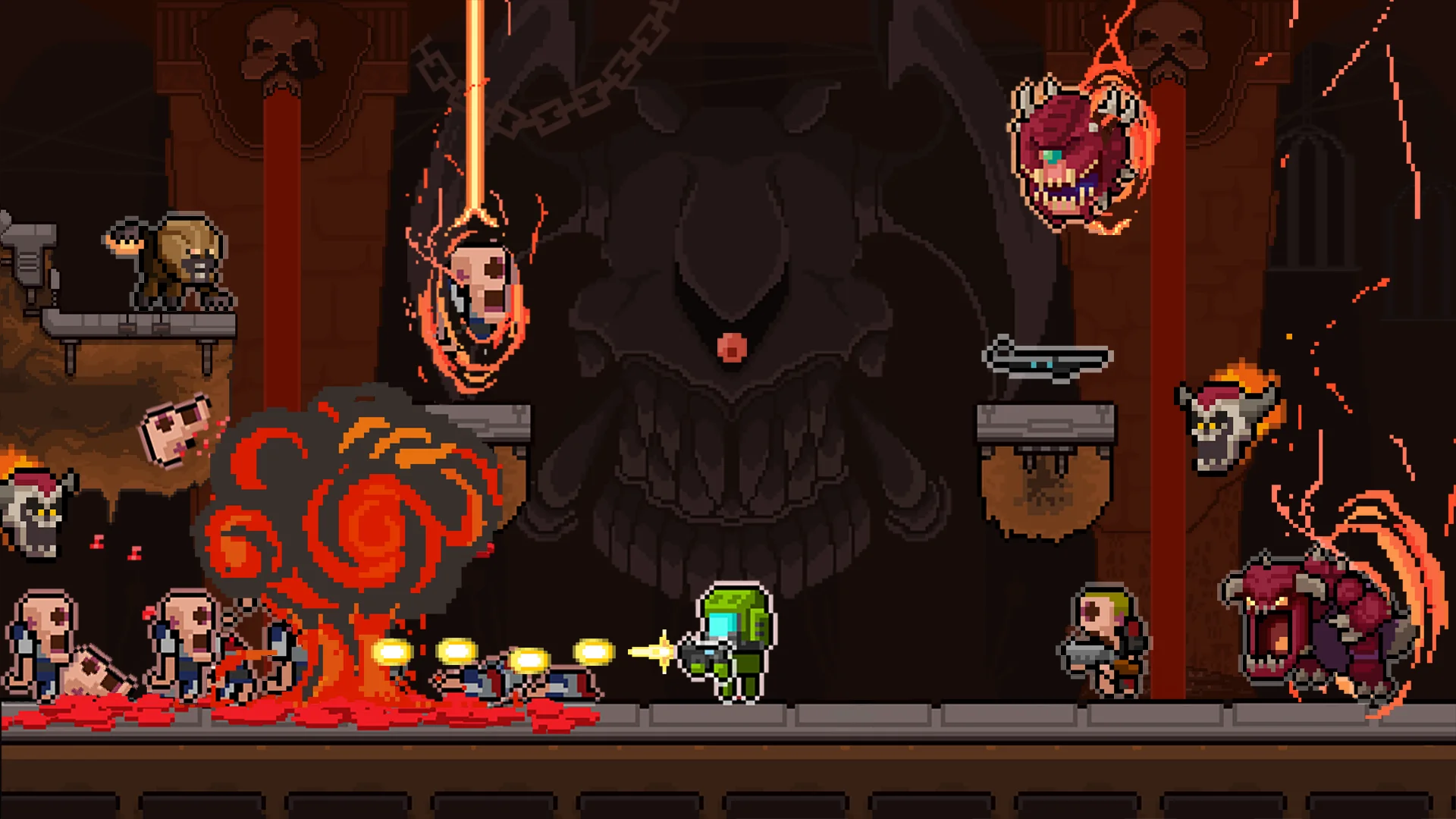 2DOOM combat gameplay screenshot