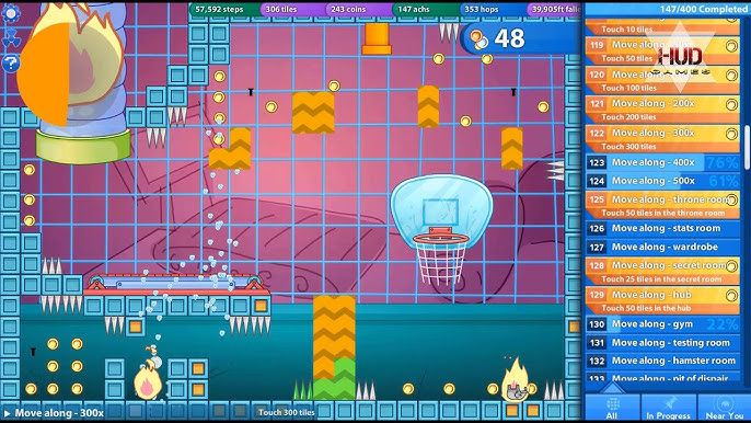 The Hamster King throne room in Achievement Unlocked 3