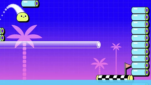 Blumgi Slime advanced platform sequence with tight timing windows