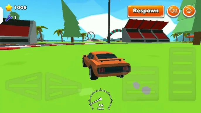Crazy Cars advanced moment showing timing and positioning decisions