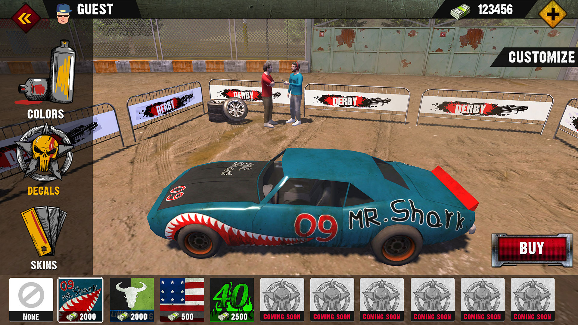Demolition Derby 2 intense arena collision and upgrade progression