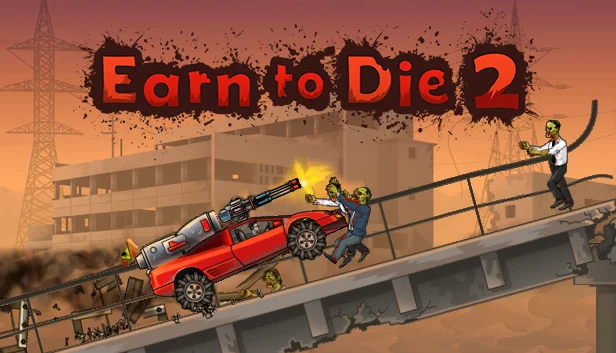 Earn to Die 2 Exodus vehicle run with zombie collisions and upgrade focus