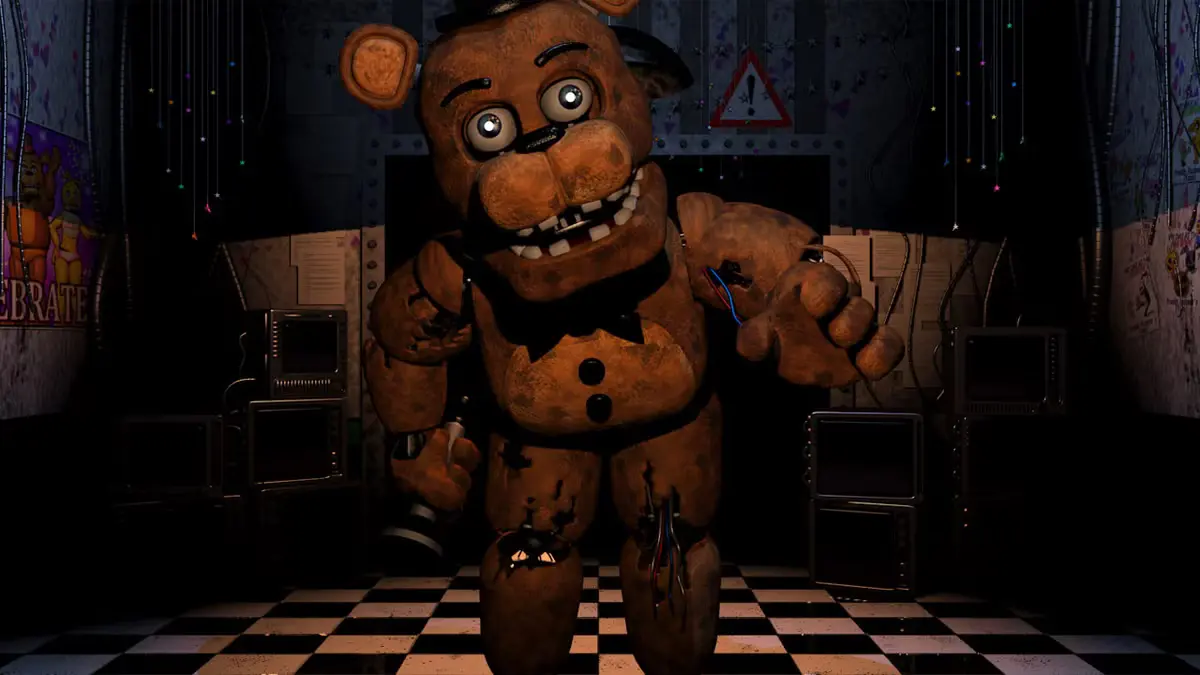 Five Nights at Freddy's 1 security camera survival gameplay