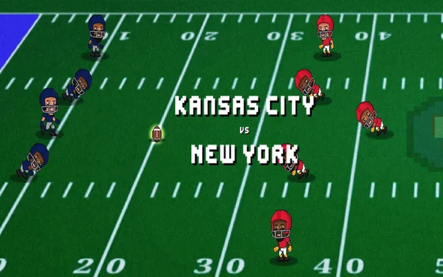 Football Bros gameplay showing defense lane control and scoring