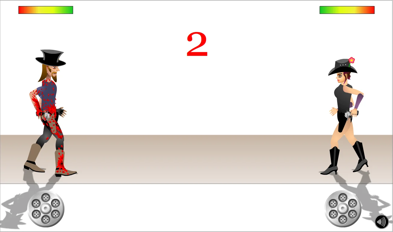 Gunblood duel victory scene after accurate quickdraw