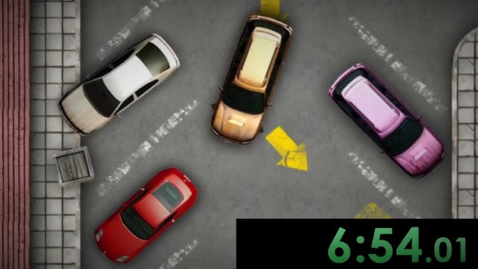Parking Fury difficult later level with tight parking spaces