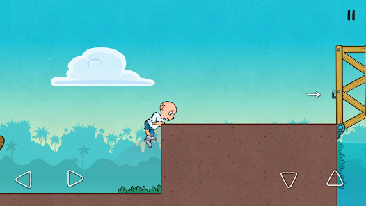 Plonky obstacle section requiring tight jump timing and route control