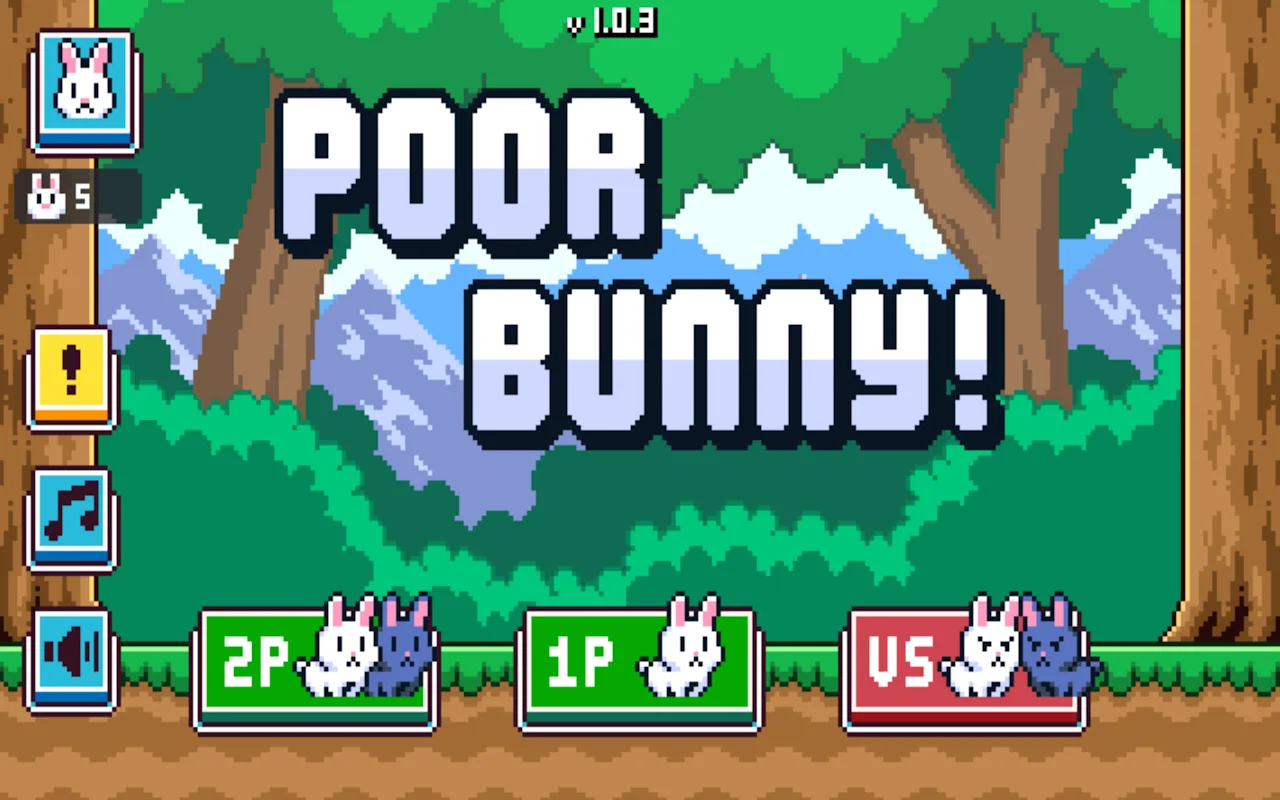 Poor Bunny character weaving through spikes and hazards in a high-speed survival round