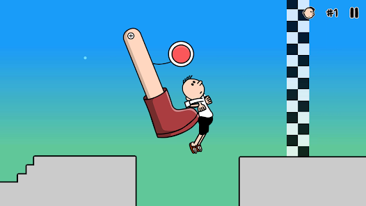 Poor Eddie navigating a dangerous corridor with moving hazards and puzzle elements