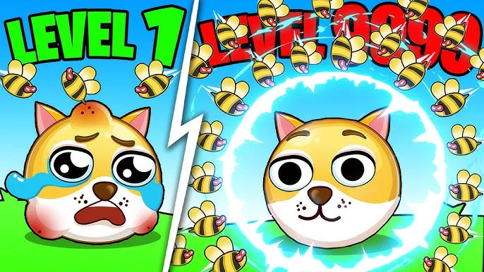 Save the Pets puzzle level with defensive line drawing against incoming hazards