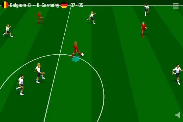 Soccer Skills 3D attack sequence with passing lanes and shooting opportunity