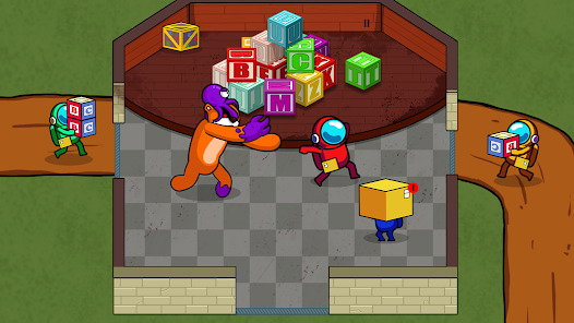 Survivor in Rainbow Monster player hiding and planning next objective route