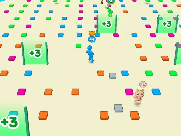 Tall.io player using map control to preserve growth lead in late round